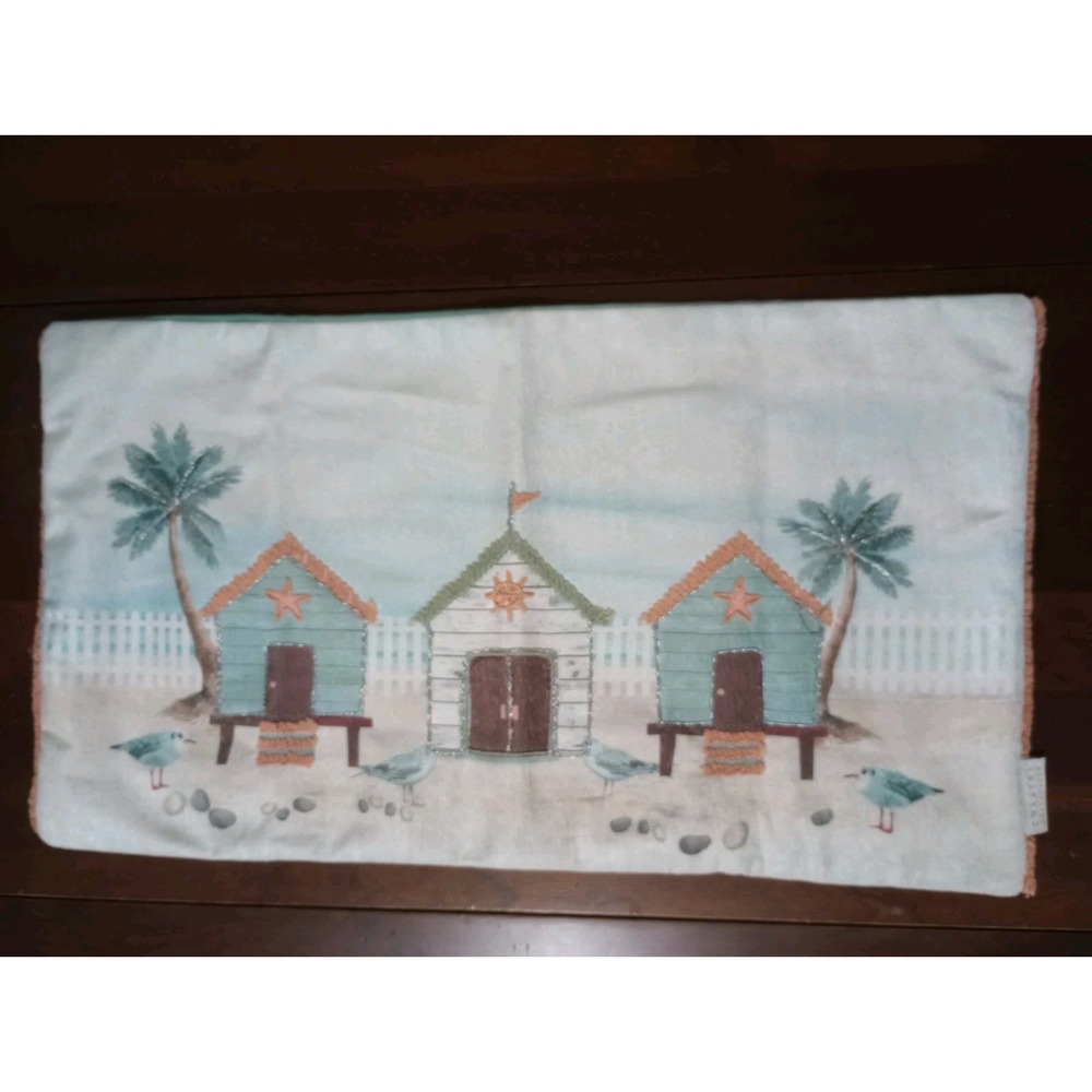 Coastal Collection Throw Pillow Cover 25" X 14"
